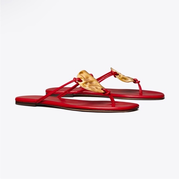 Tory Burch Women's Patos Leather Sandals - Picture 2 of 7